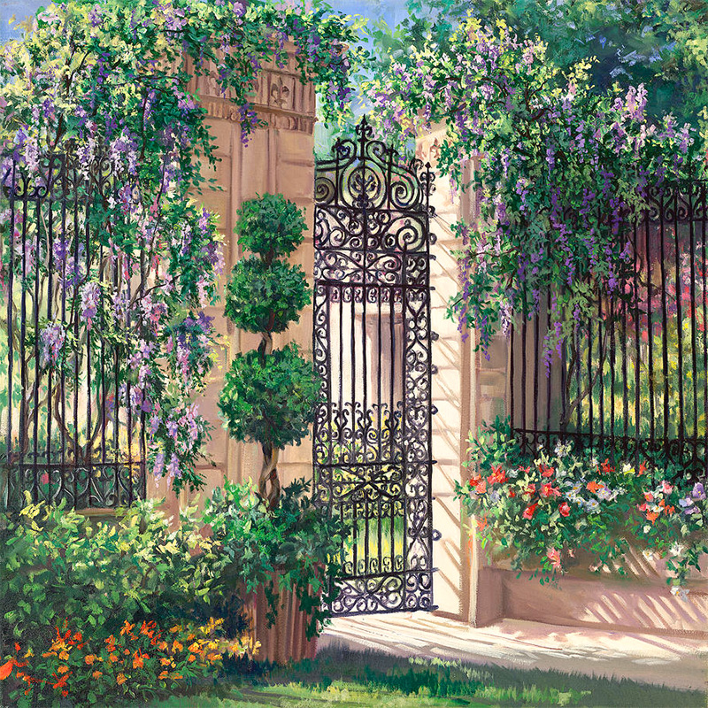 Thiết kế cổng vườn 